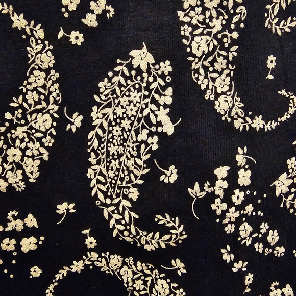 EUC Basic Editions Floral Paisley Top - 1X - Picture 4 of 6